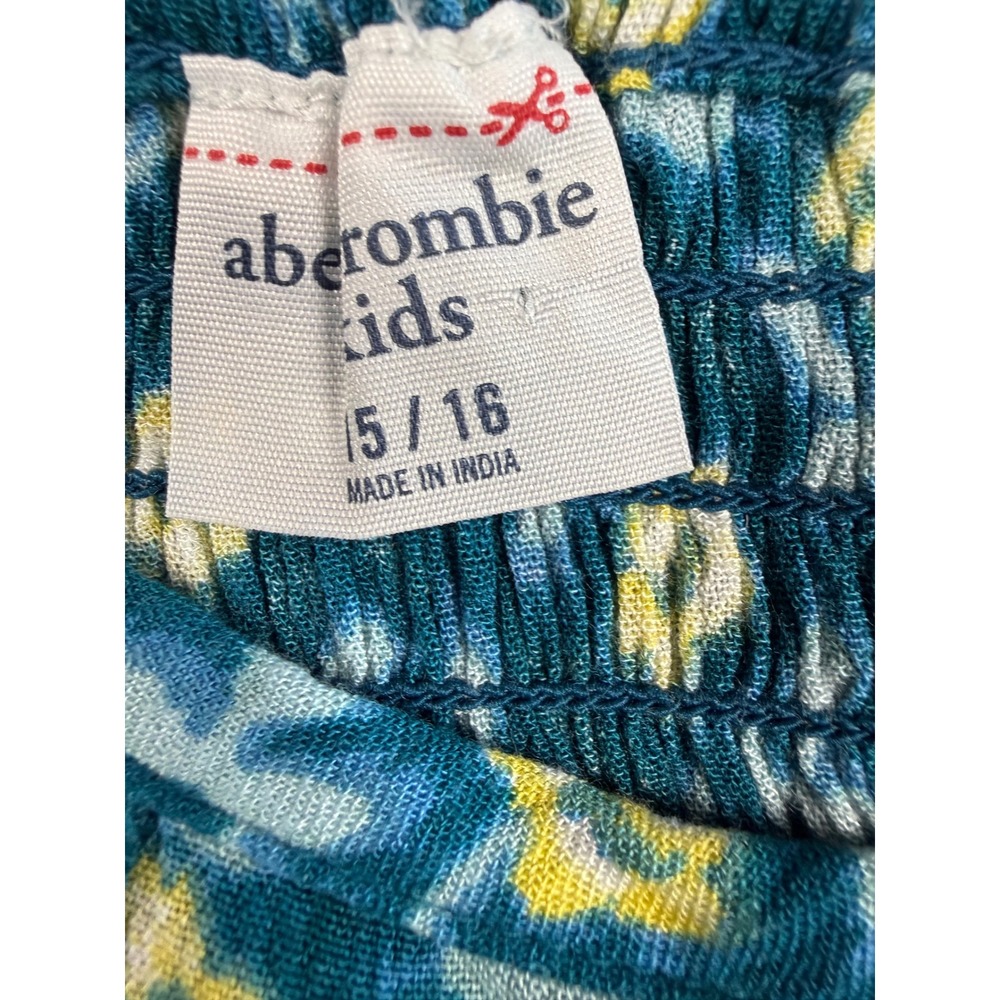 Vintage Abercrombie Kids Floral Sundress Girls 15/16 Adult XS Boho Cottagecore - Picture 7 of 11